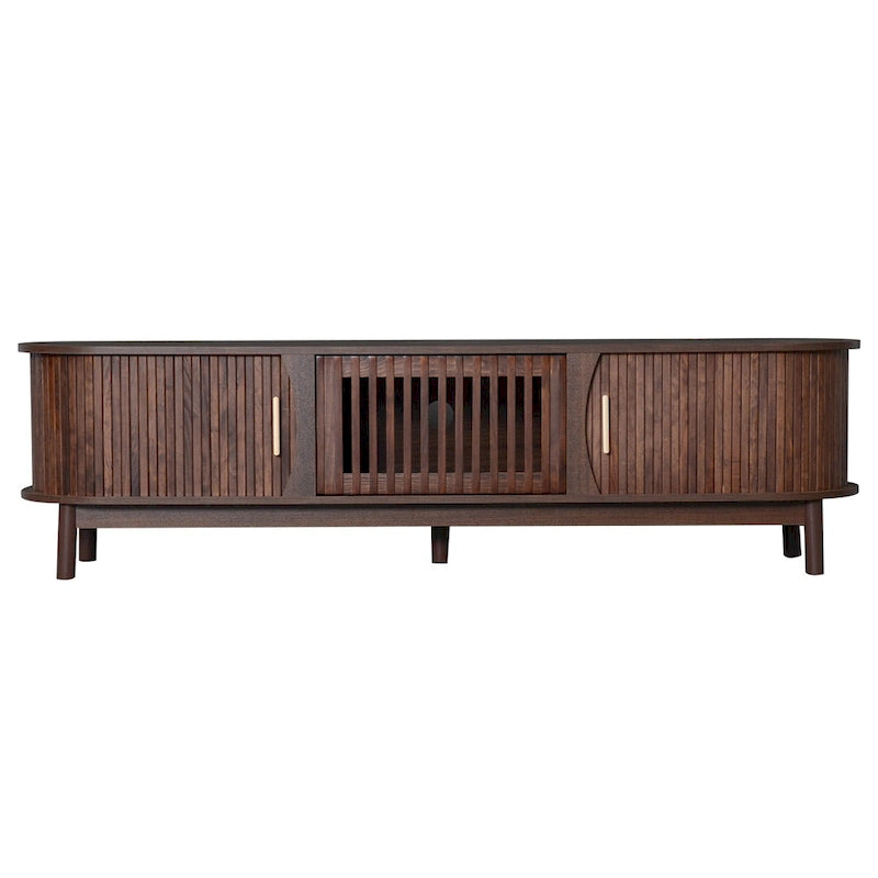 Farmhouse TV Stand for 75 TVs, Entertainment Center Wood TV Console Table