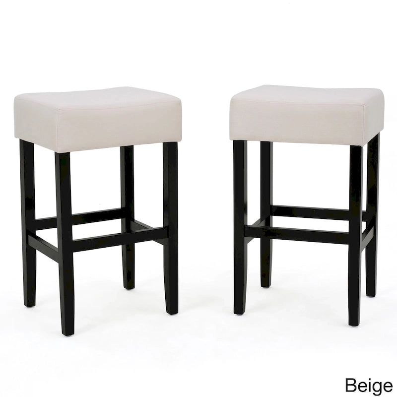 Fabric Backless Counter Stool