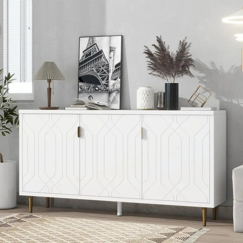 Contemporary TV Stand for TVs up to 70 Inches, Media Center