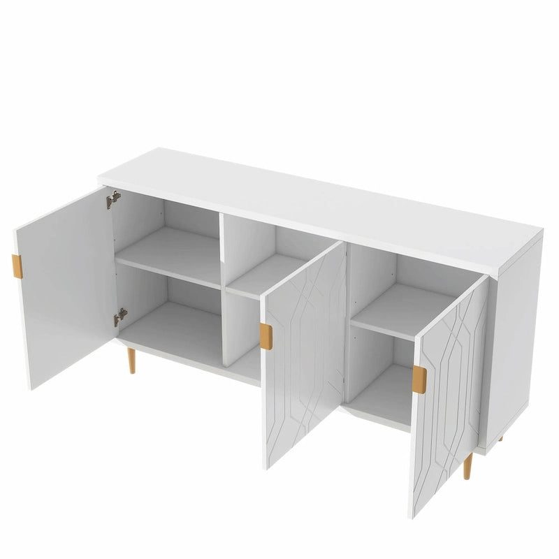 Contemporary TV Stand for TVs up to 70 Inches, Media Center
