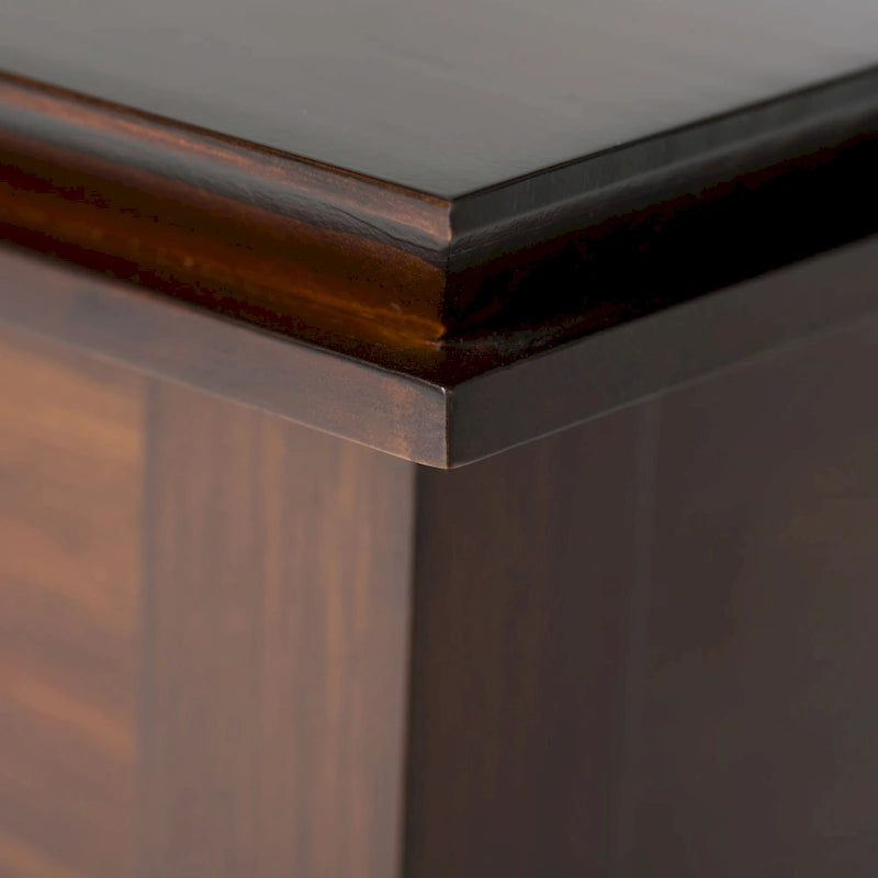 Solid Wood 21-inch Square Transitional End Side Table with Drawer