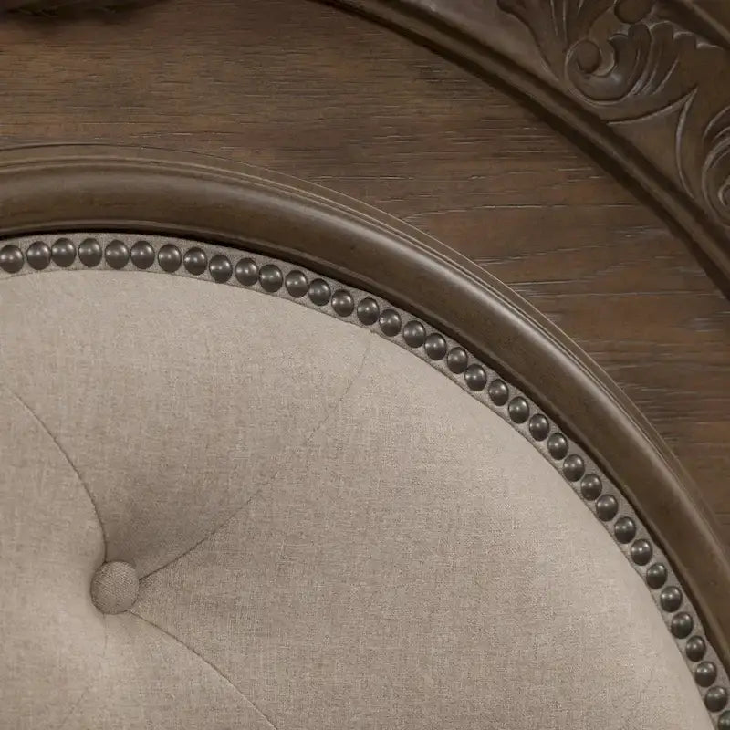 Himmelbett mit Kastanien-Finish