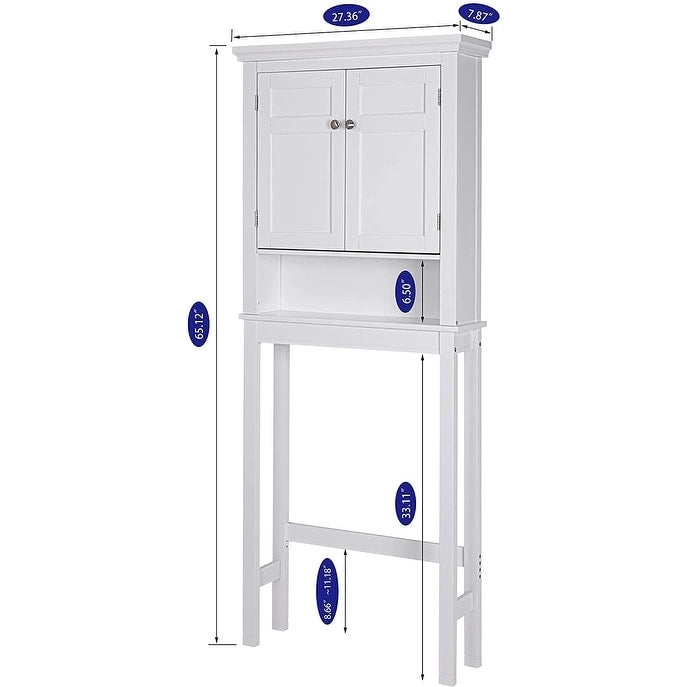 Mobiletto organizer da bagno con cassetto da posizionare sopra il WC