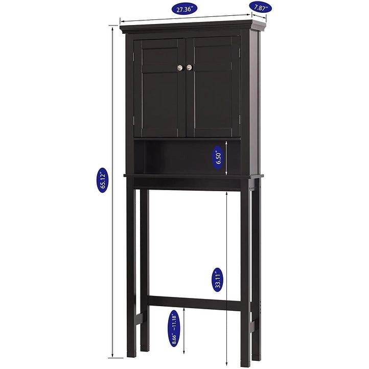 Mobiletto organizer da bagno con cassetto da posizionare sopra il WC