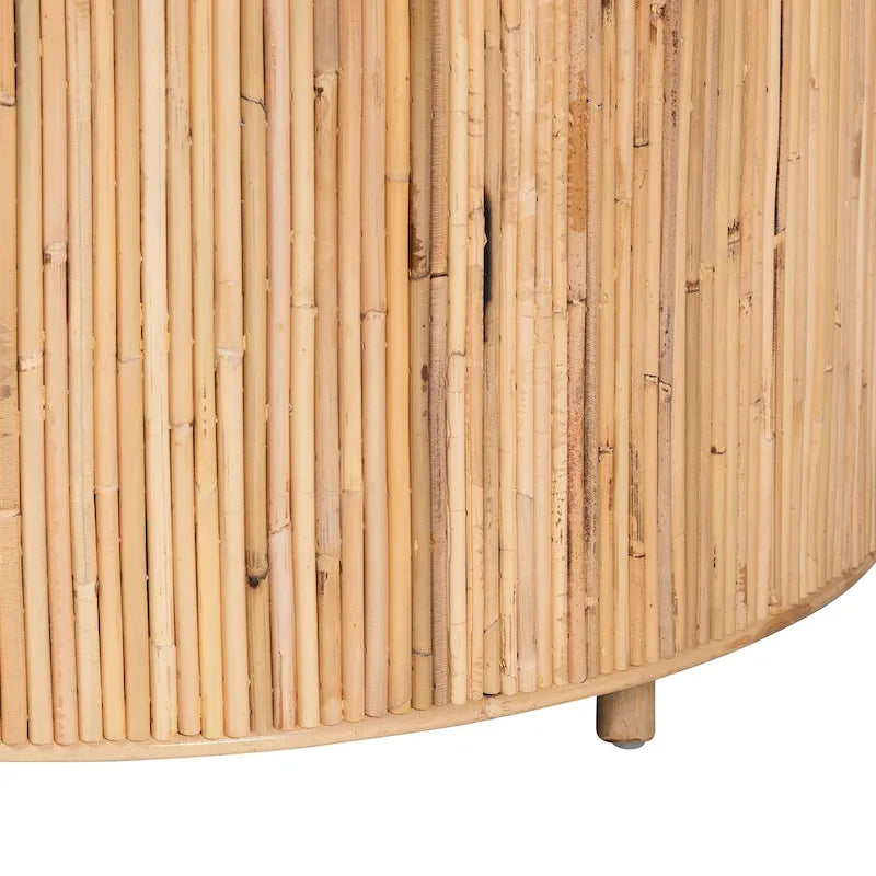 Miami Bohemian Light Honey Rattan Coffee Table