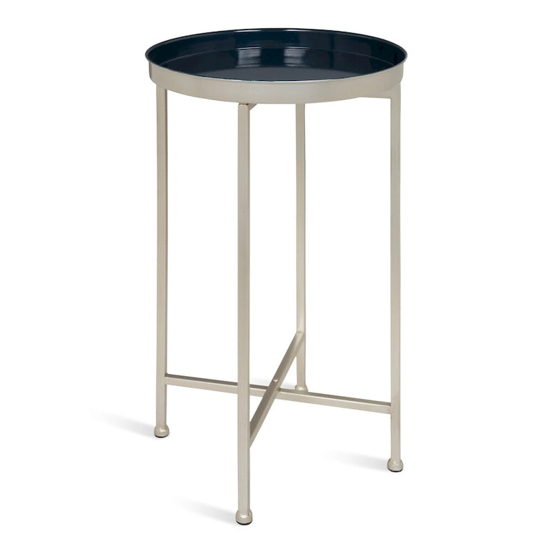 Round Metal Foldable Tray Table