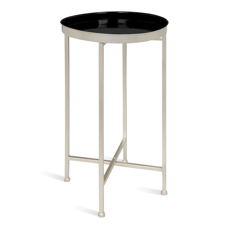 Round Metal Foldable Tray Table