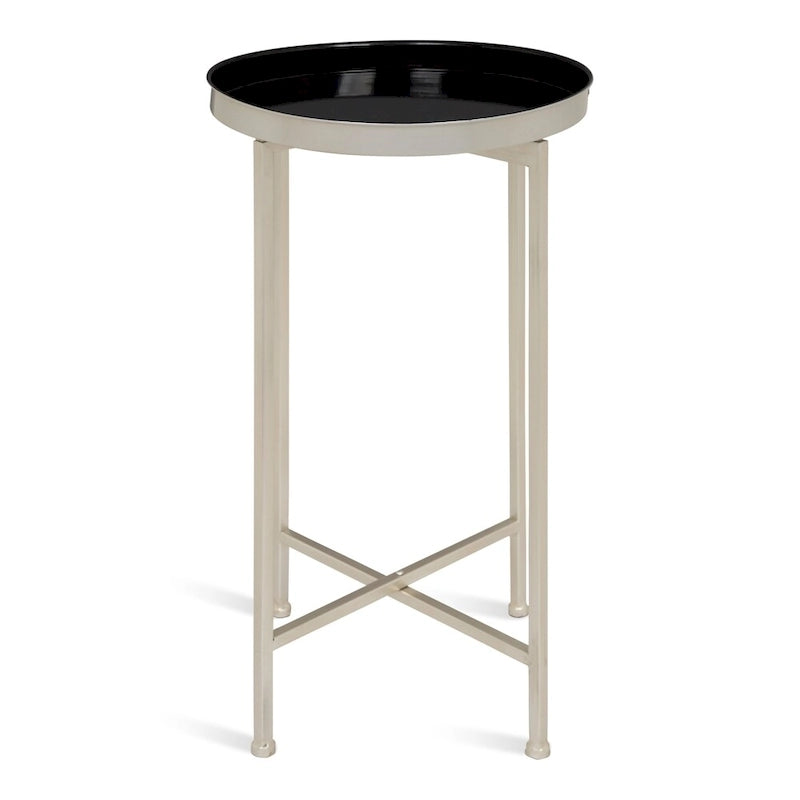 Round Metal Foldable Tray Table