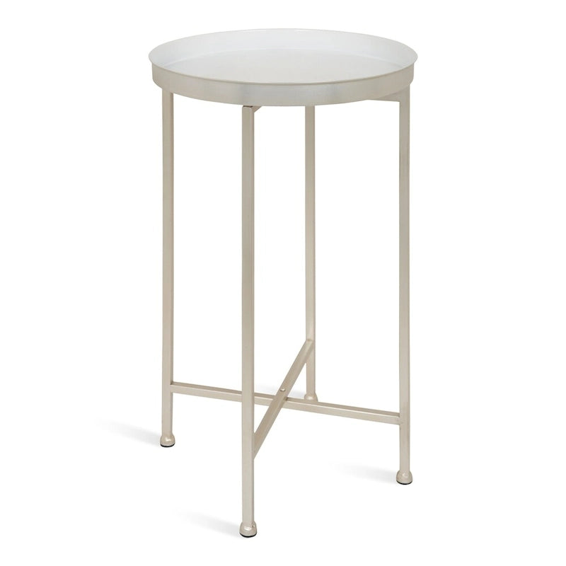Round Metal Foldable Tray Table