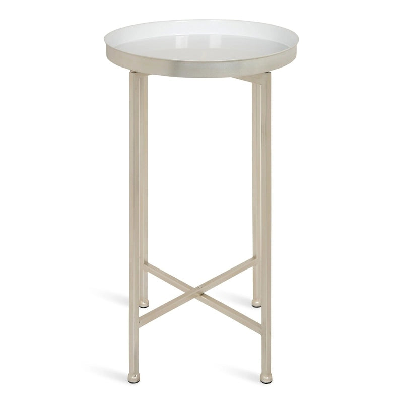 Round Metal Foldable Tray Table