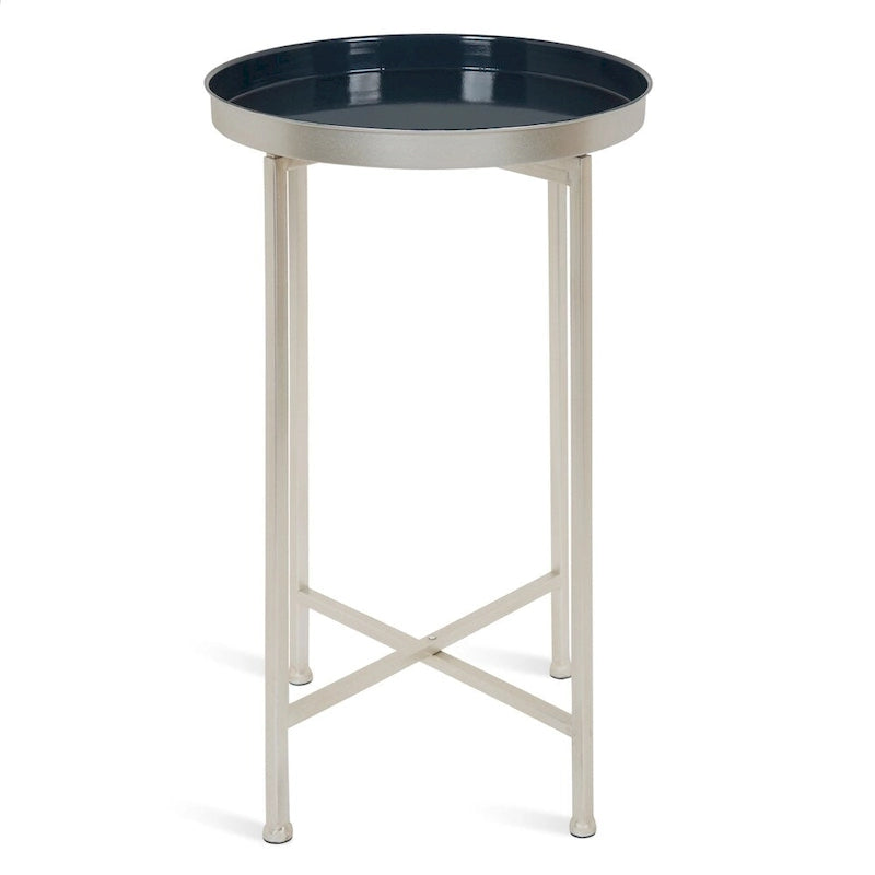 Round Metal Foldable Tray Table