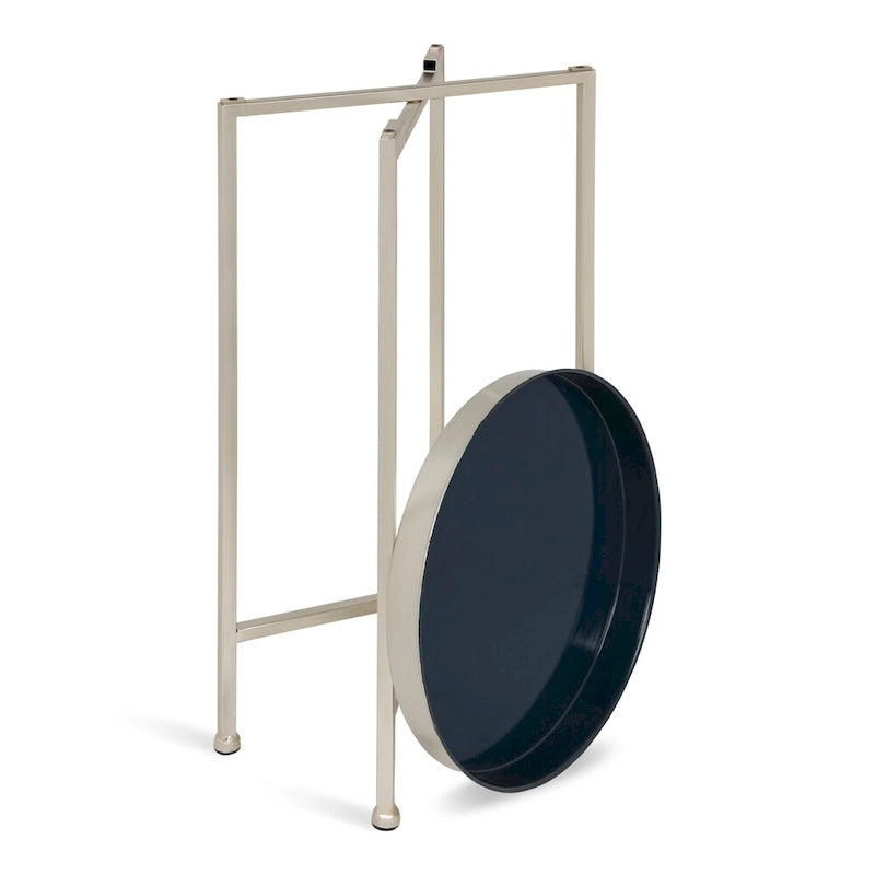 Round Metal Foldable Tray Table